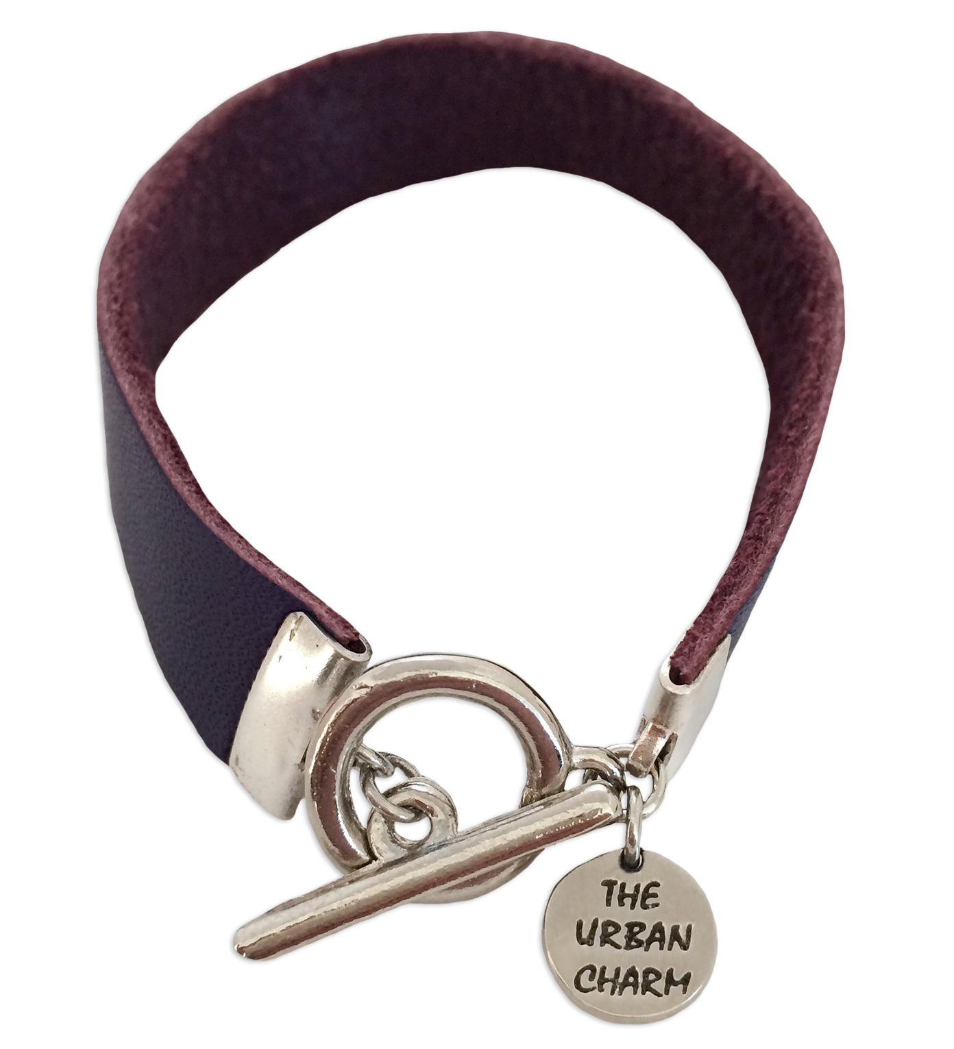 Purple Leather Color Band Bracelet – The Urban Charm