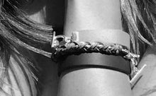 Load image into Gallery viewer, Burgundy Leather Color Band Bracelet by The Urban Charm
